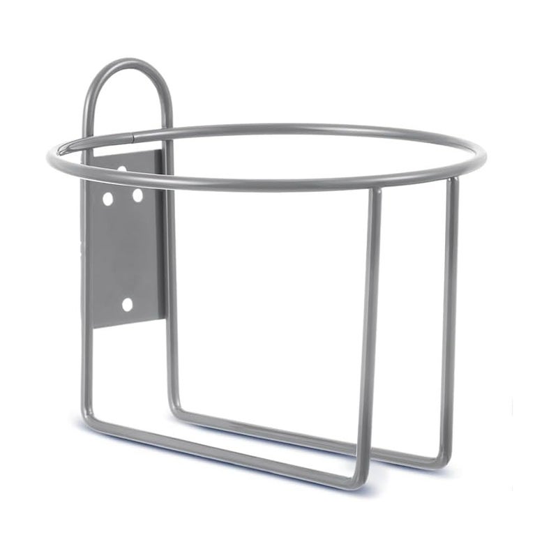 TCD Parts GREY - Round One Gallon Jug Wall Mount Rack â€“ Heavy-Duty Steel Holder for Hand Sanitizer, Hand Soap, or Liquid Detergent â€“ Space-Saving Commercial Bottle Storage Organizer - Image 1